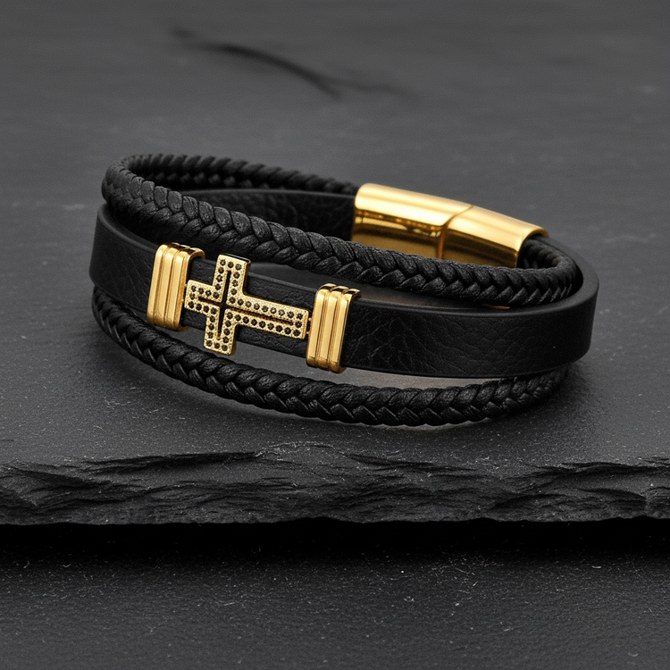Bracelet side profile on slate