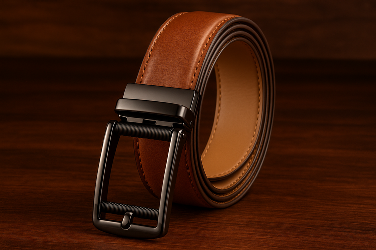Brown Ratchet Belt