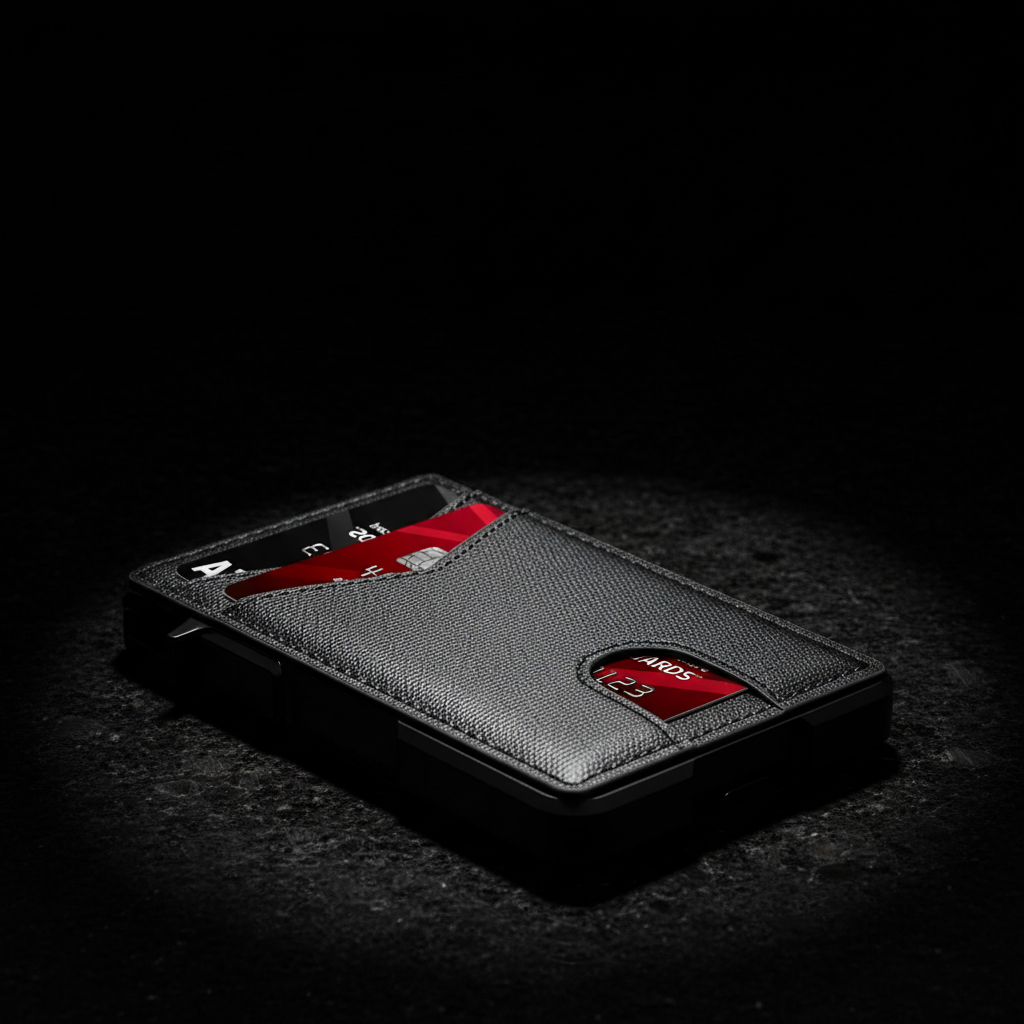 Dark granite surface with spotlight