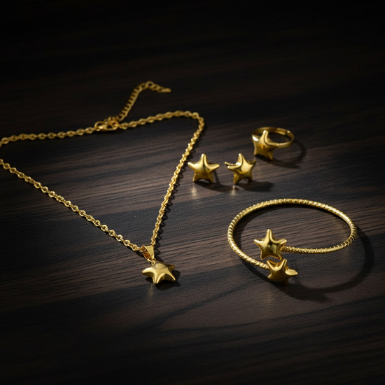 Dark wood jewelry photography