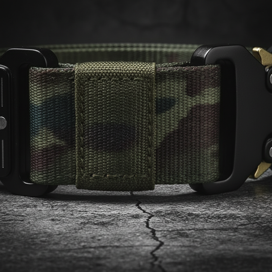 Extreme close-up macro of webbing texture