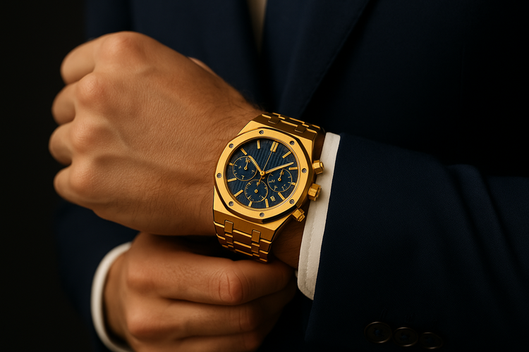 Gold Watch Lifestyle Photography