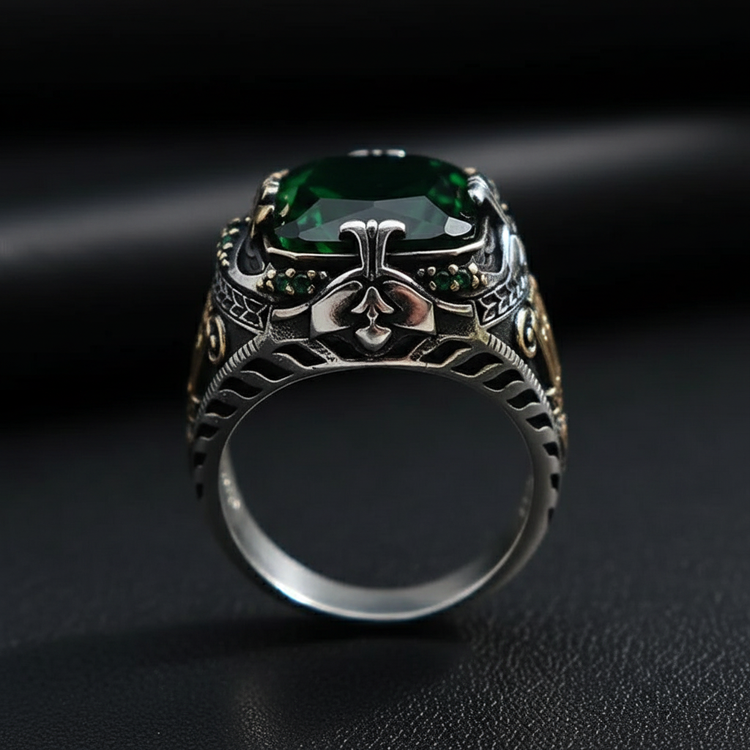 Green ring side view