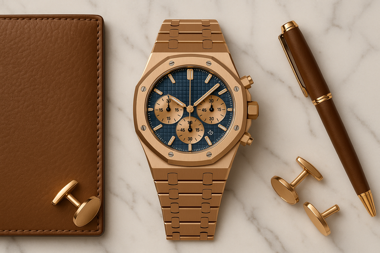 Luxury flat lay