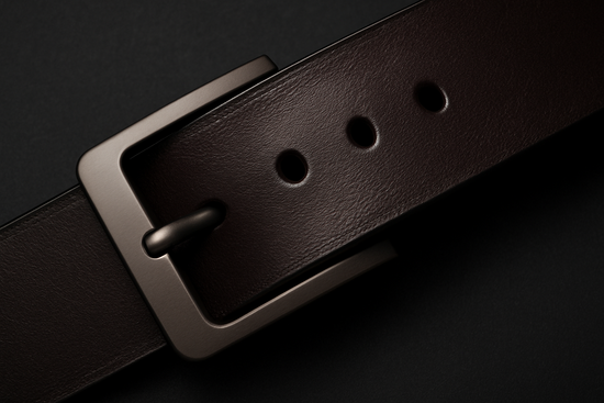 Leather Belt Close-Up - Small Holes
