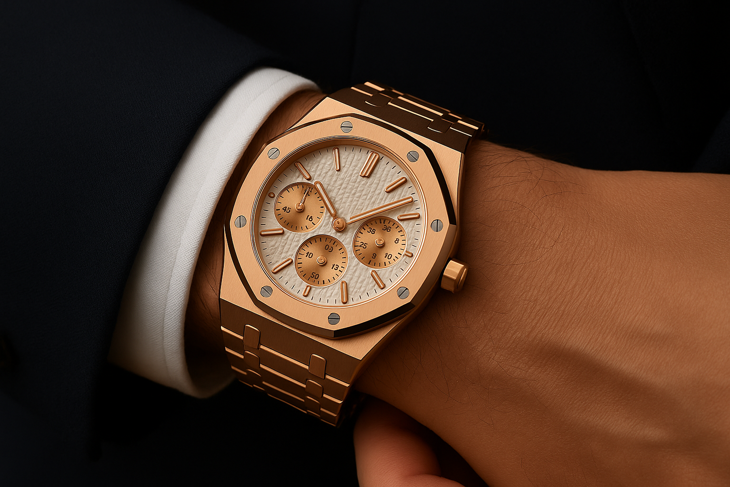 Rose Gold Watch Lifestyle Photography