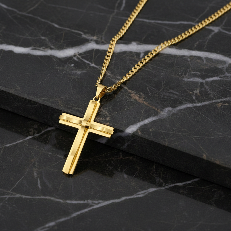 Separated Cross Necklace Images