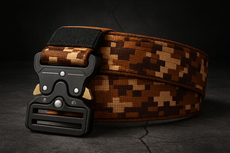 Side view with exact buckle hardware