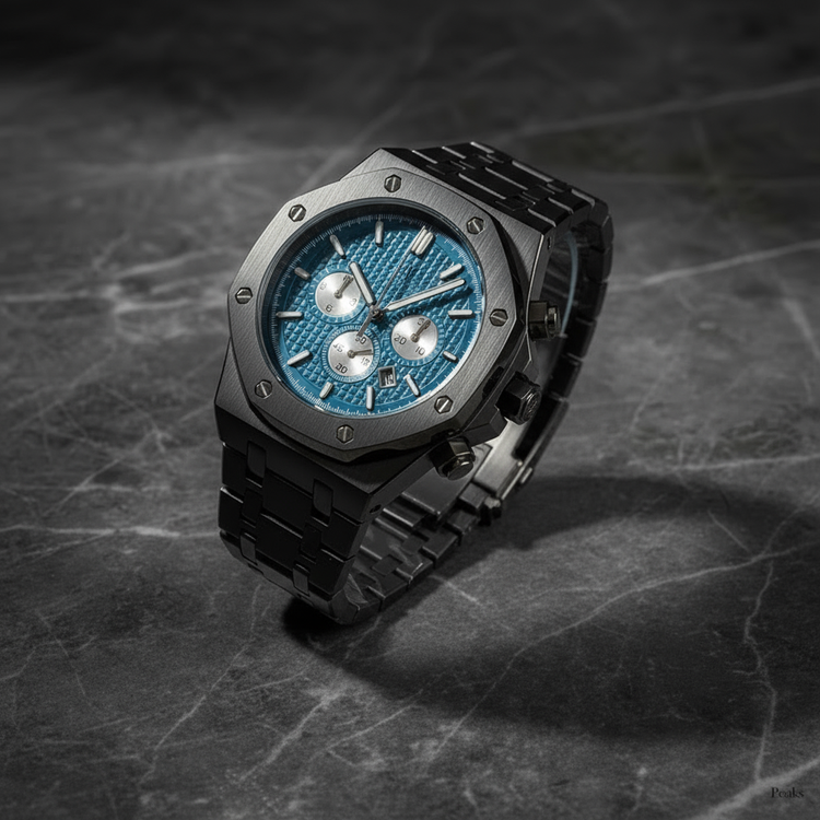 45-degree angle on marble