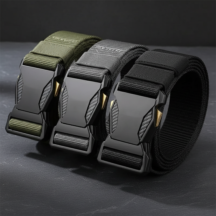 All three tactical belt colors together