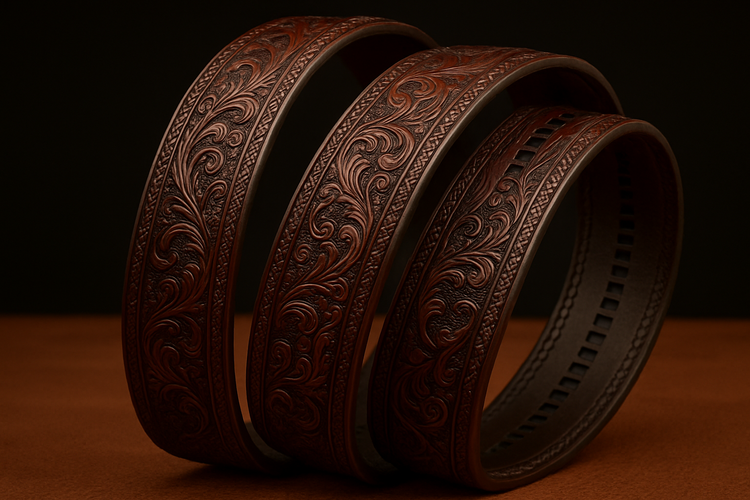 Artistic Curved Belt Composition