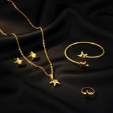 Black silk jewelry display