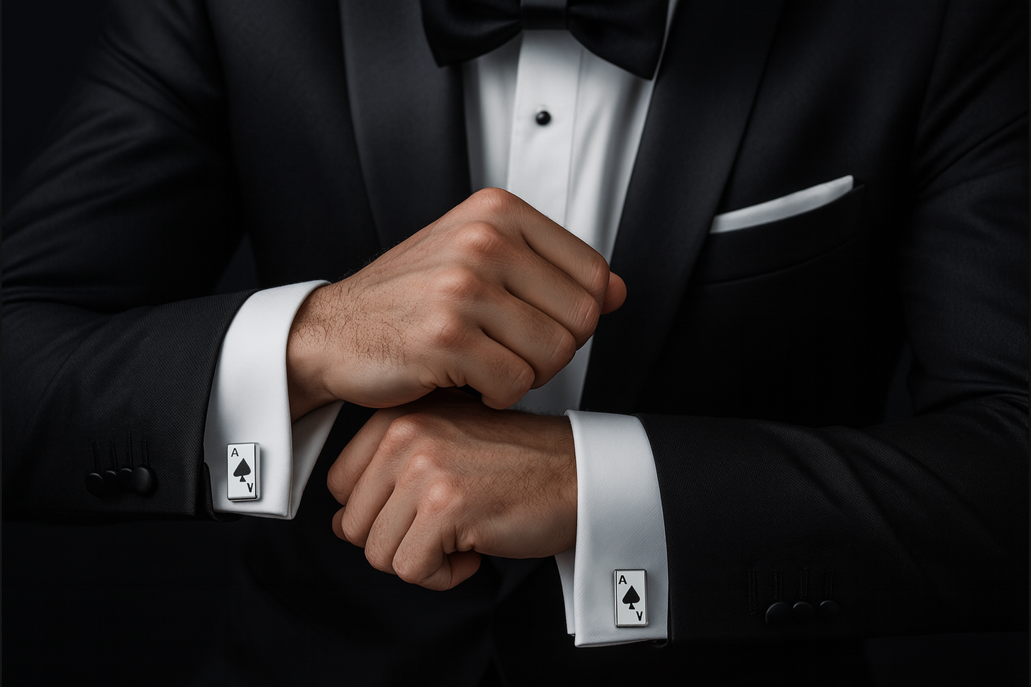 Black tuxedo formal wear