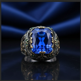 Blue ring front view