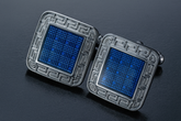 Dynamic perspective shots of cufflinks