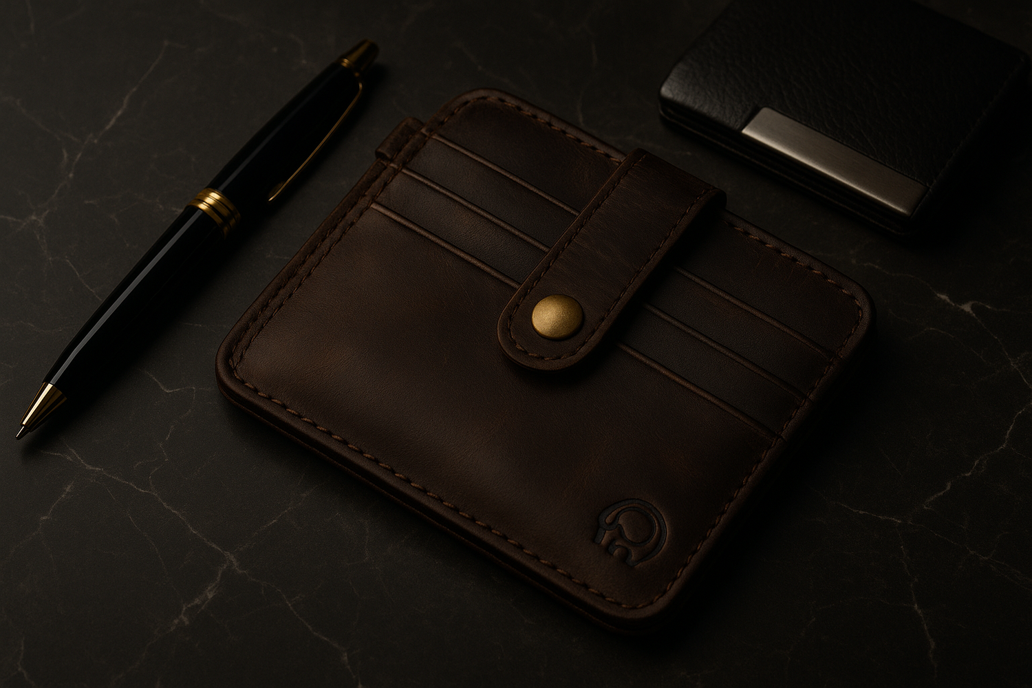 Executive office aesthetic with pen