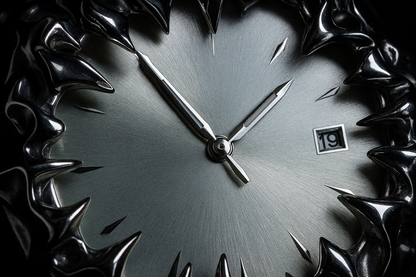 Extreme macro close-up of watch face and gradient