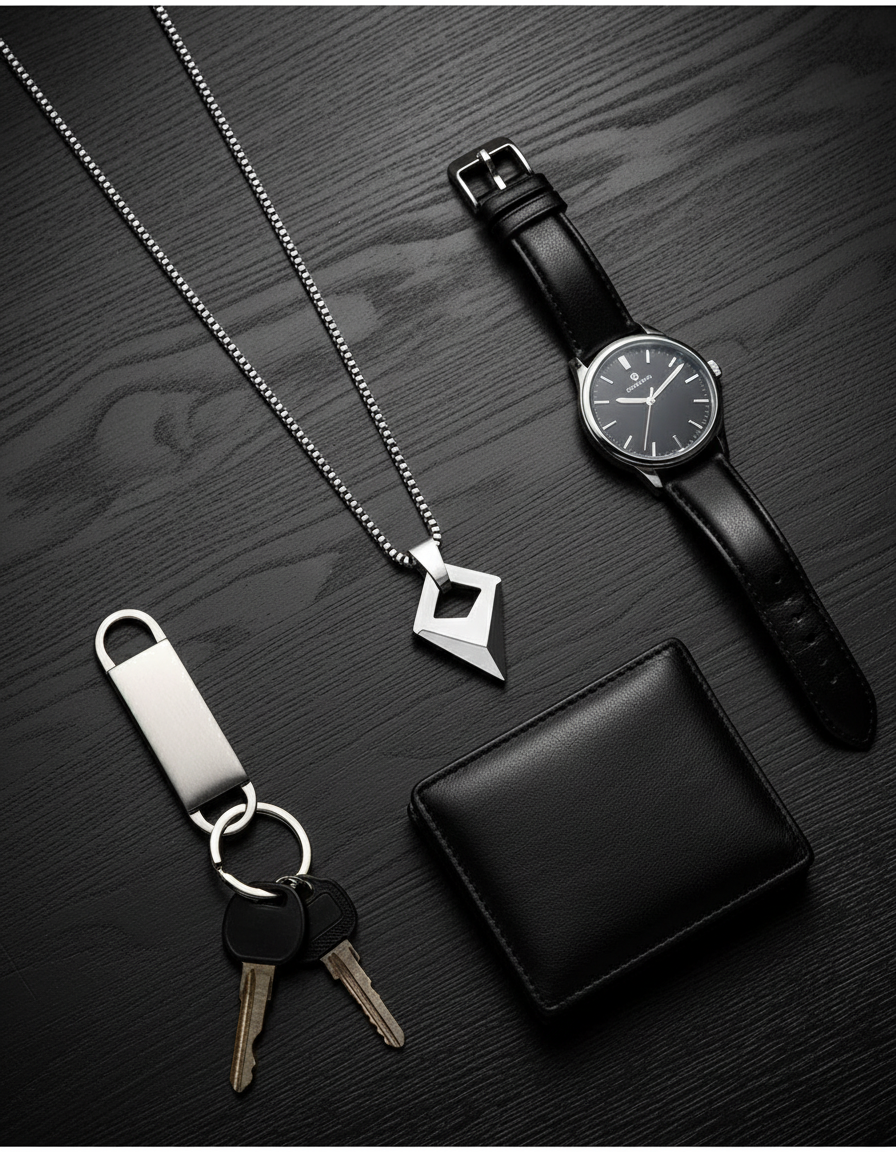 Flat lay composition