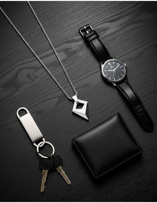 Flat lay composition
