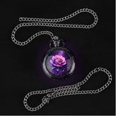Flat lay pink cosmic rose watch