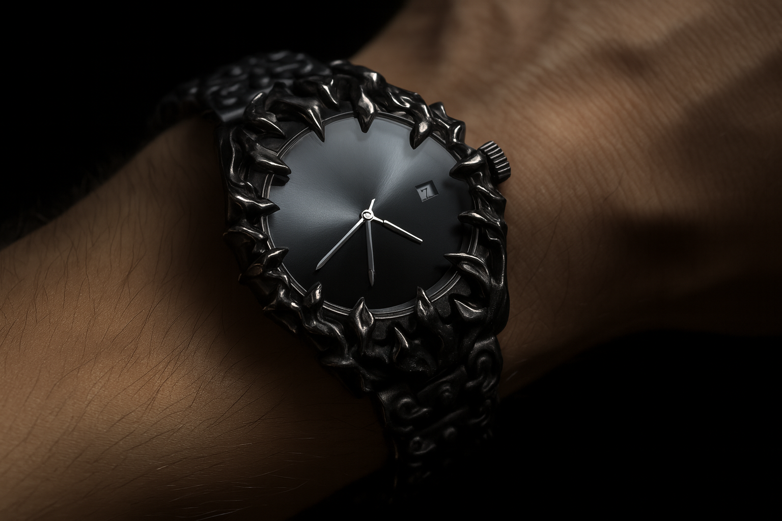 Gothic spike watch front view
