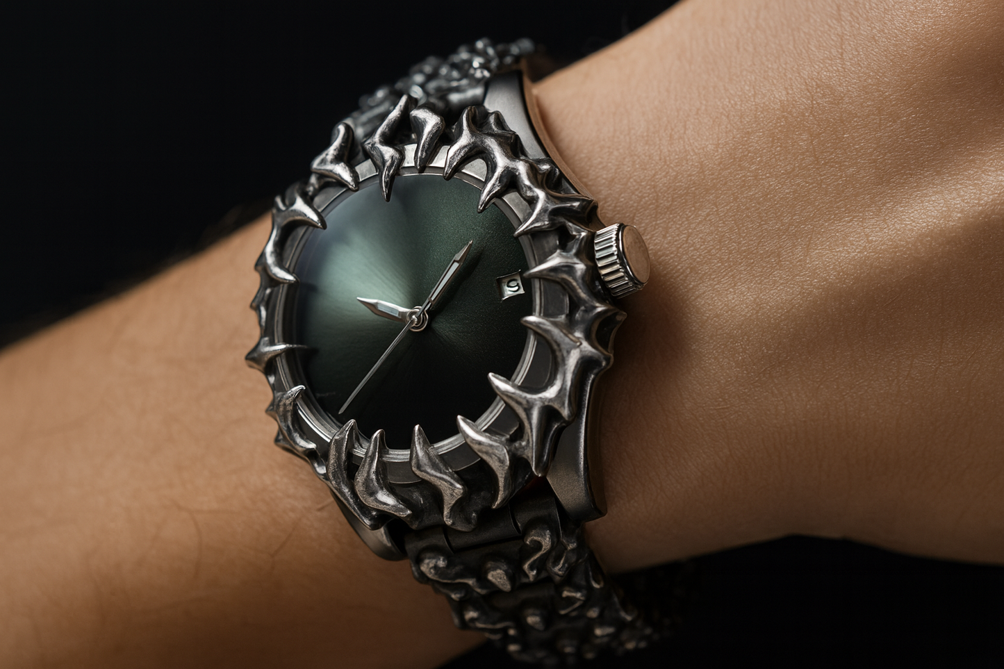 Gothic spike watch side view