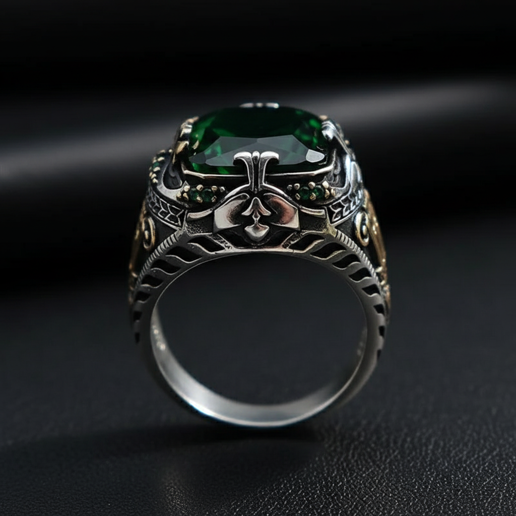 Green ring side view