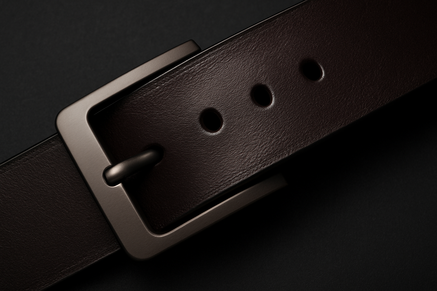 Leather Belt Close-Up - Small Holes