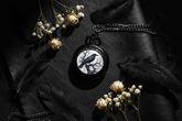Lifestyle flat lay raven watch
