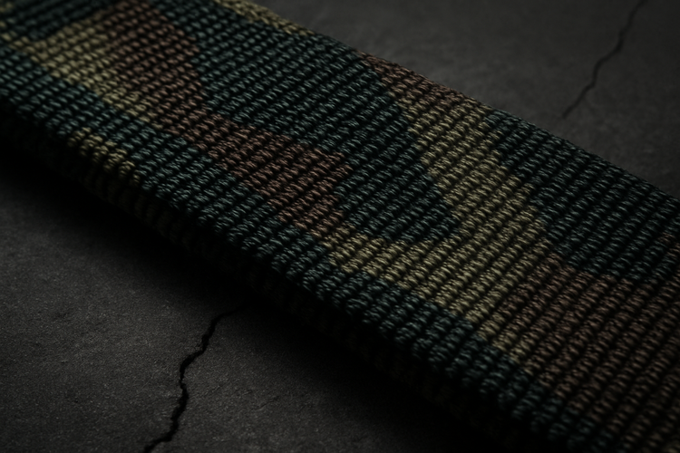 Macro close-up matching your belt pattern