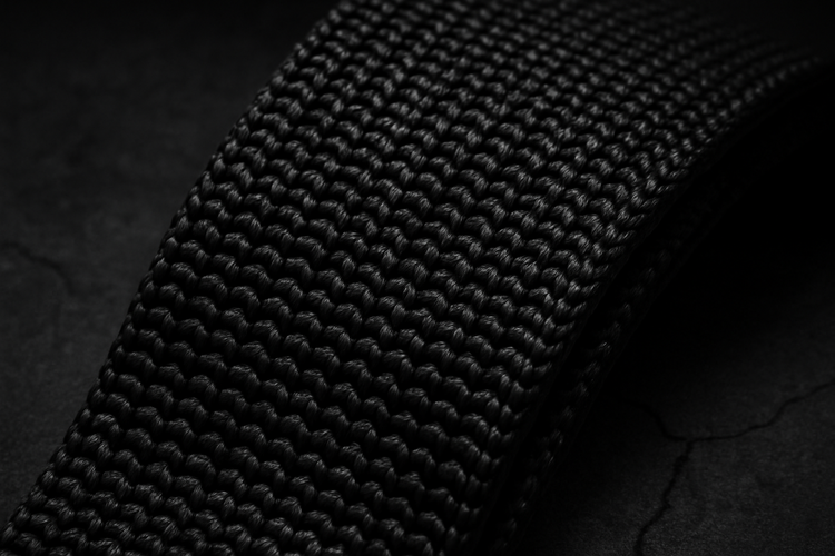 Macro close-up of webbing texture