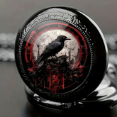 Macro face crimson raven watch