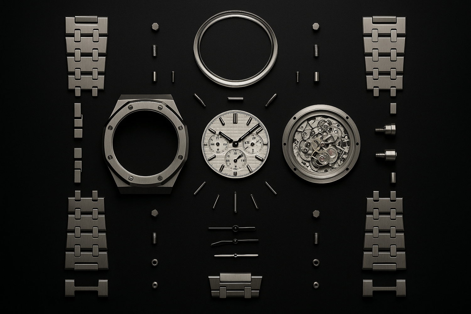 More creative exploded watch images
