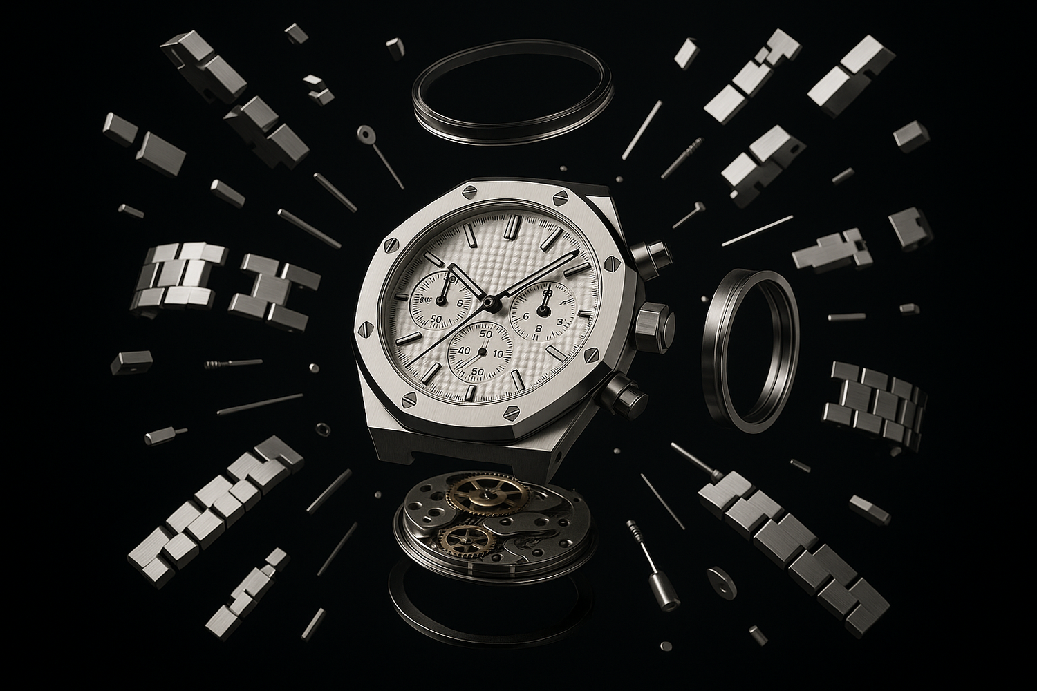More exploded view watch images