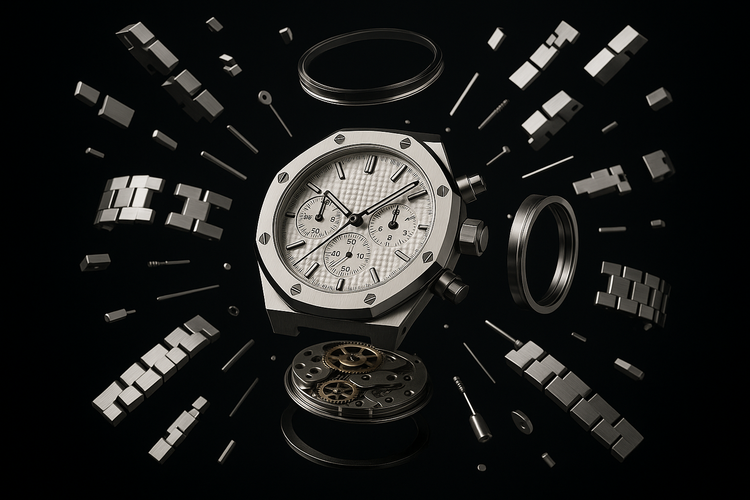 More exploded view watch images