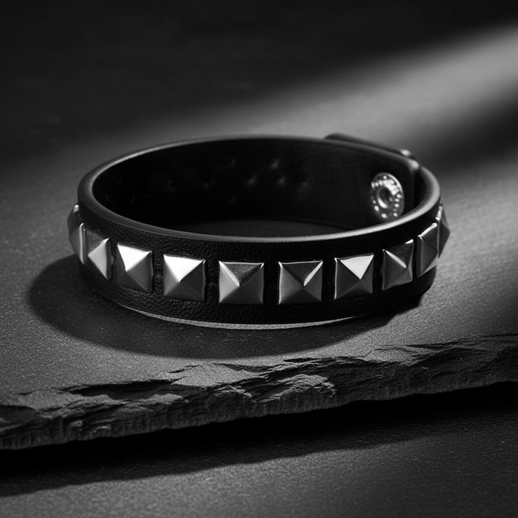 Narrow bracelet on slate