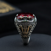 Red ring side view