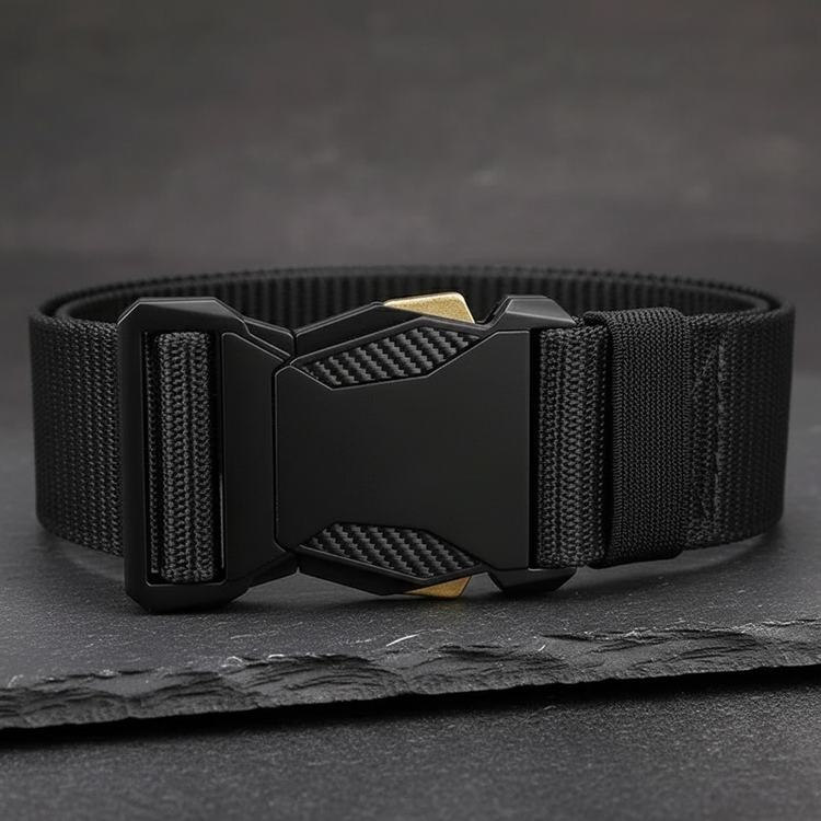 Side profile on dark slate
