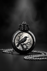 Suspended raven watch