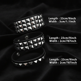 Three bracelet types on black velvet