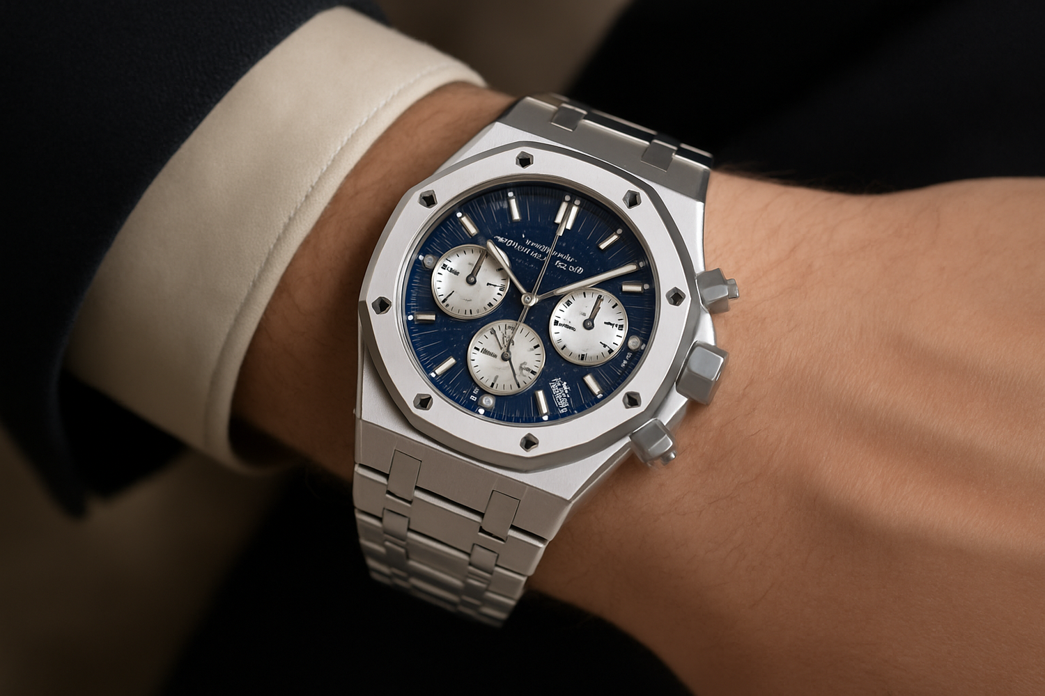 Watch worn on wrist - lifestyle shot