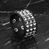 Wide bracelet on black marble