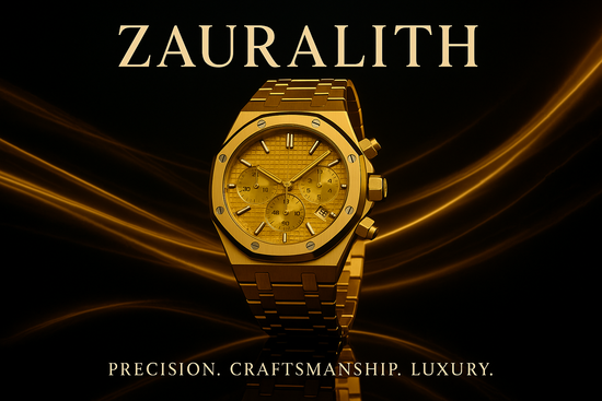 Zauralith all-gold brand advertisement
